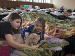 Дети, прибывшие с Украины